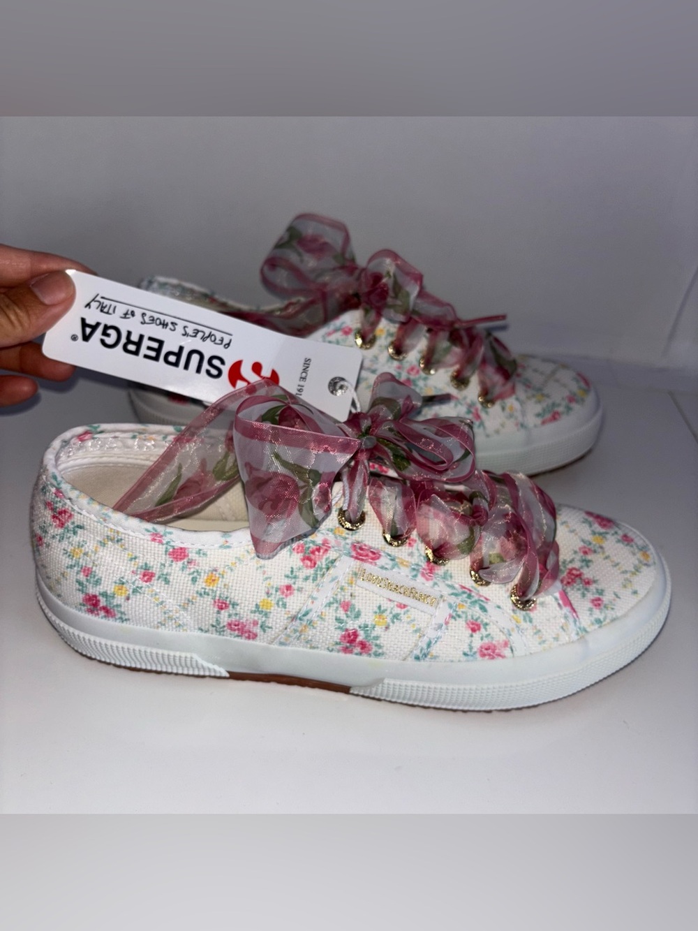 NWT Superga x Loveshackfancy Shoes Size 7